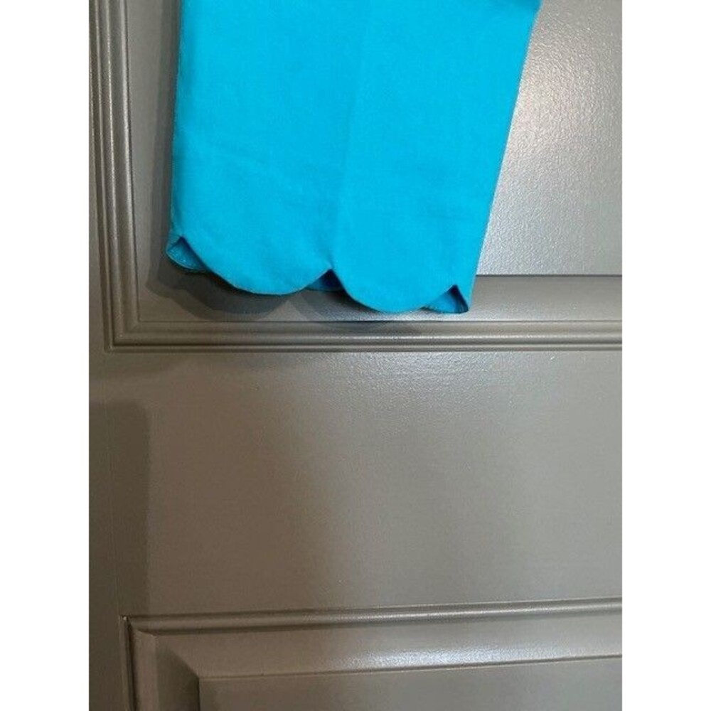 LuLu B Relaxing Fun Colorful Pull on Skinny Pants AnKle Length Sz 6 Blue *** - Picture 5 of 6